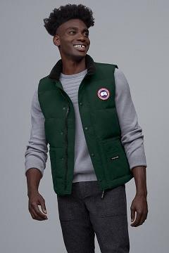 Chamarras Canada Goose Hombre Outlet - Freestyle Chalecos Verdes GJ1462795